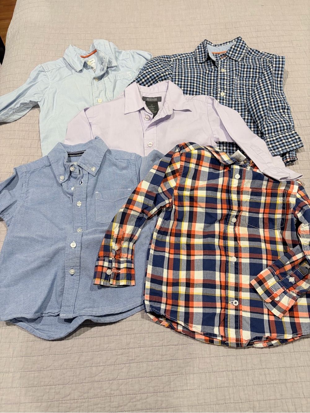 Carter's, Gymboree, Children’s Place Boys Button-Down Shirt Set